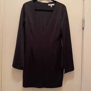 Black Cape Mini Dress
